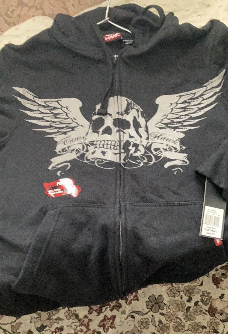 Tony Hawk Tony Hawk Y2K Skull Graphic Full Zip Hoodie Small Size US S / EU 44-46 / 1 - 2 Thumbnail