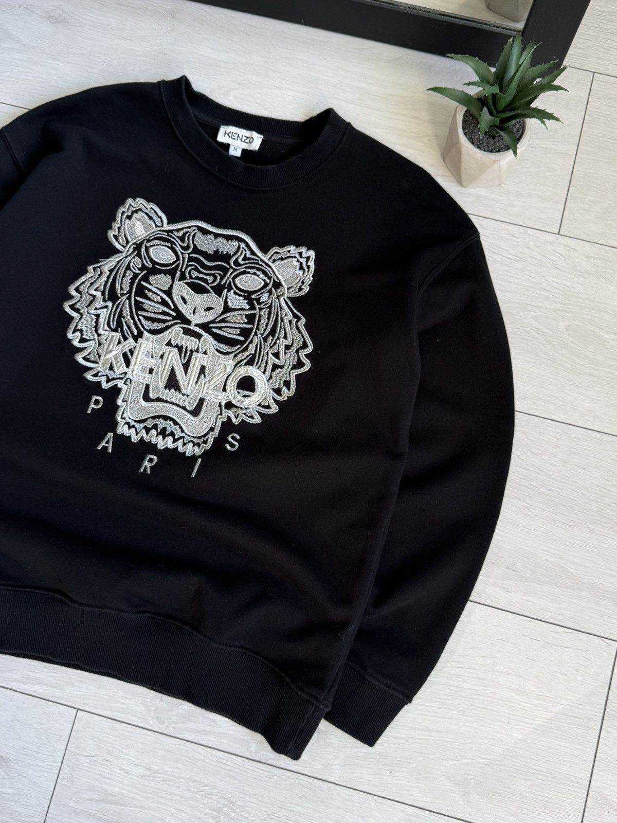 Kenzo Kenzo White Tiger Sweatshirt Size US M / EU 48-50 / 2 - 3 Thumbnail
