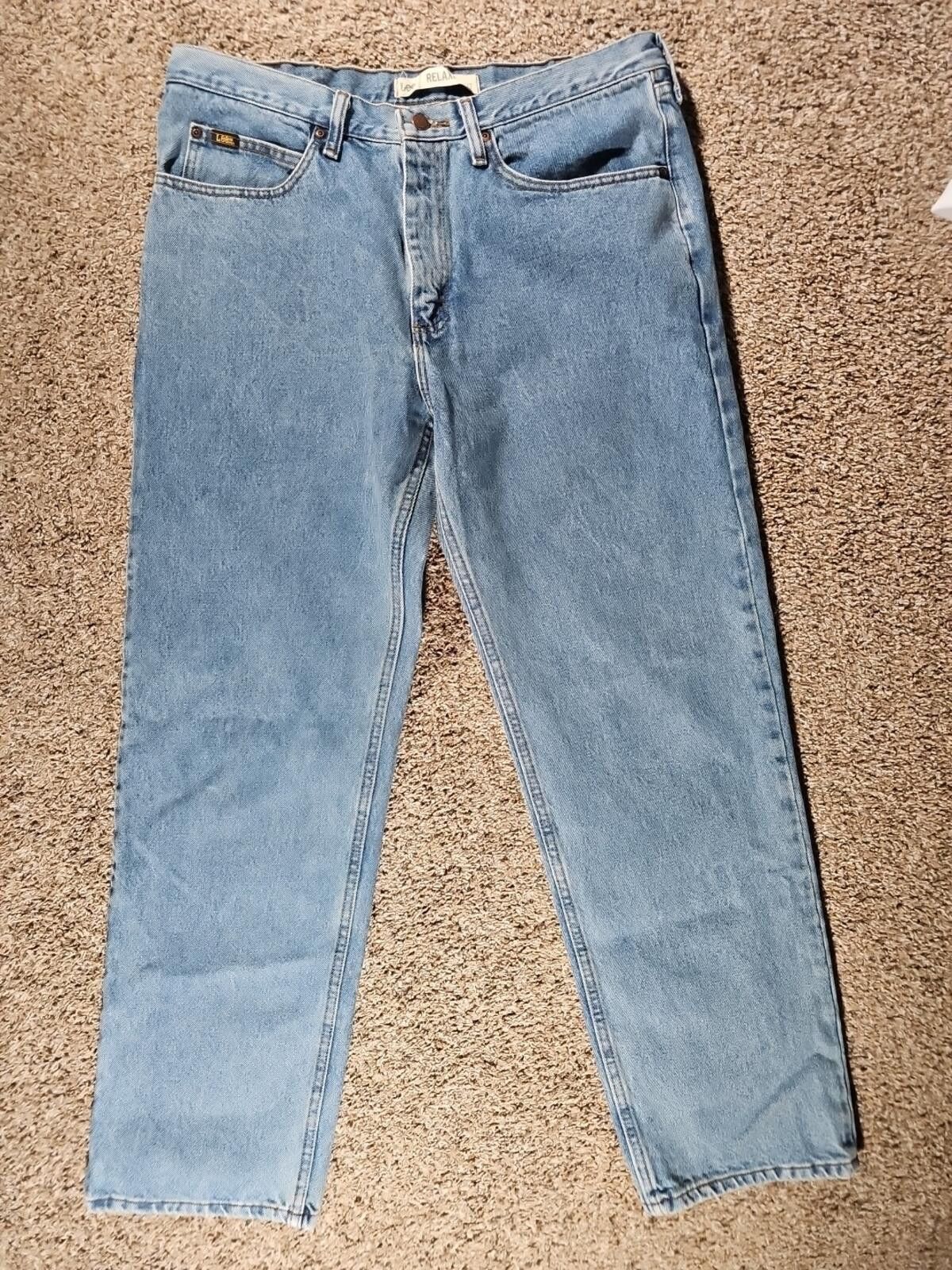 Lee LEE Relaxed Fit Straight Cut 36x32 Jeans Size US 36 / EU 52 - 1 Thumbnail