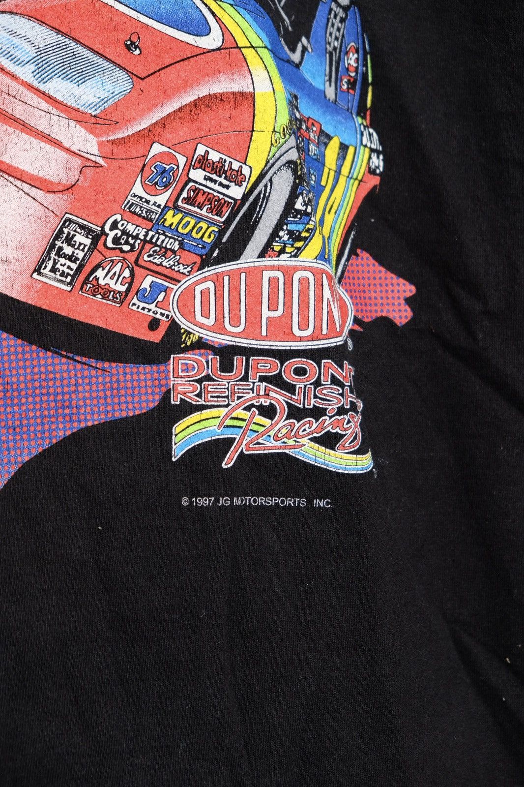 Fruit Of The Loom × NASCAR × Vintage Vintage 1997 Jeff Gordon Nascar t-shirt Size US XL / EU 56 / 4 - 4 Thumbnail