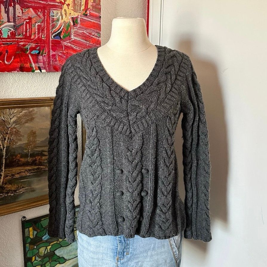 Old Navy old navy dark gray long sleeve sweater Size M / US 6-8 / IT 42-44 - 1 Thumbnail