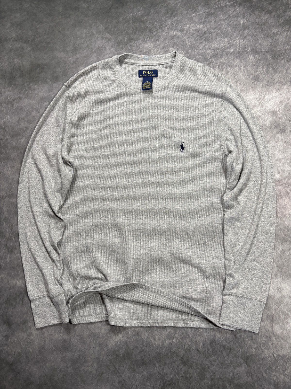 Polo Ralph Lauren Polo Ralph Lauren Thermal Longsleeve Shirt Base Layer Waffle Size US L / EU 52-54 / 3 - 2 Thumbnail