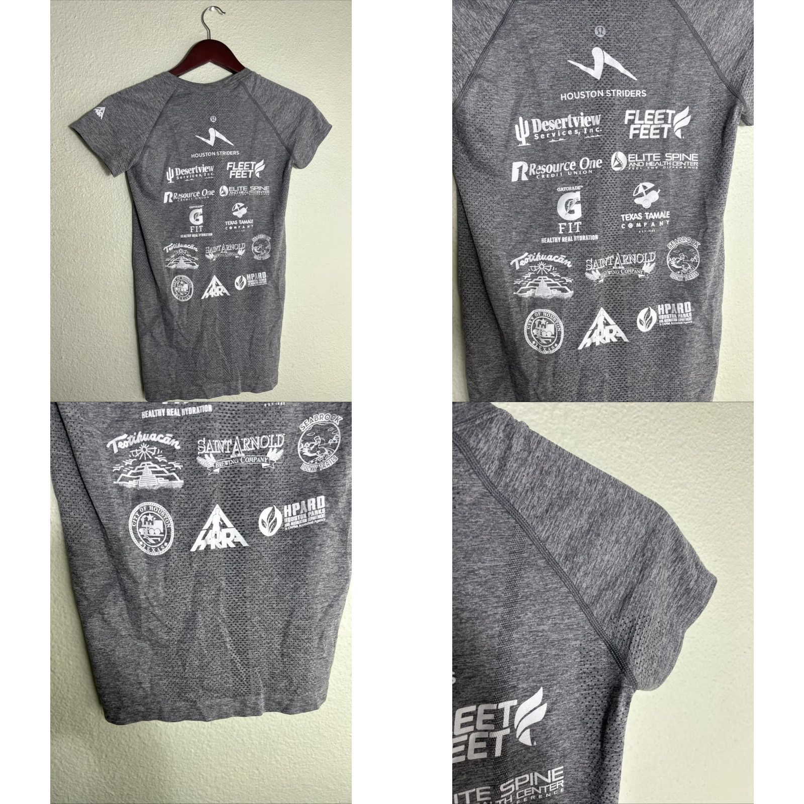 Lululemon Lululemon Shirt Women 6 Gray T-Shirt 2023 Bayou City Classic City Size M / US 6-8 / IT 42-44 - 8 Thumbnail
