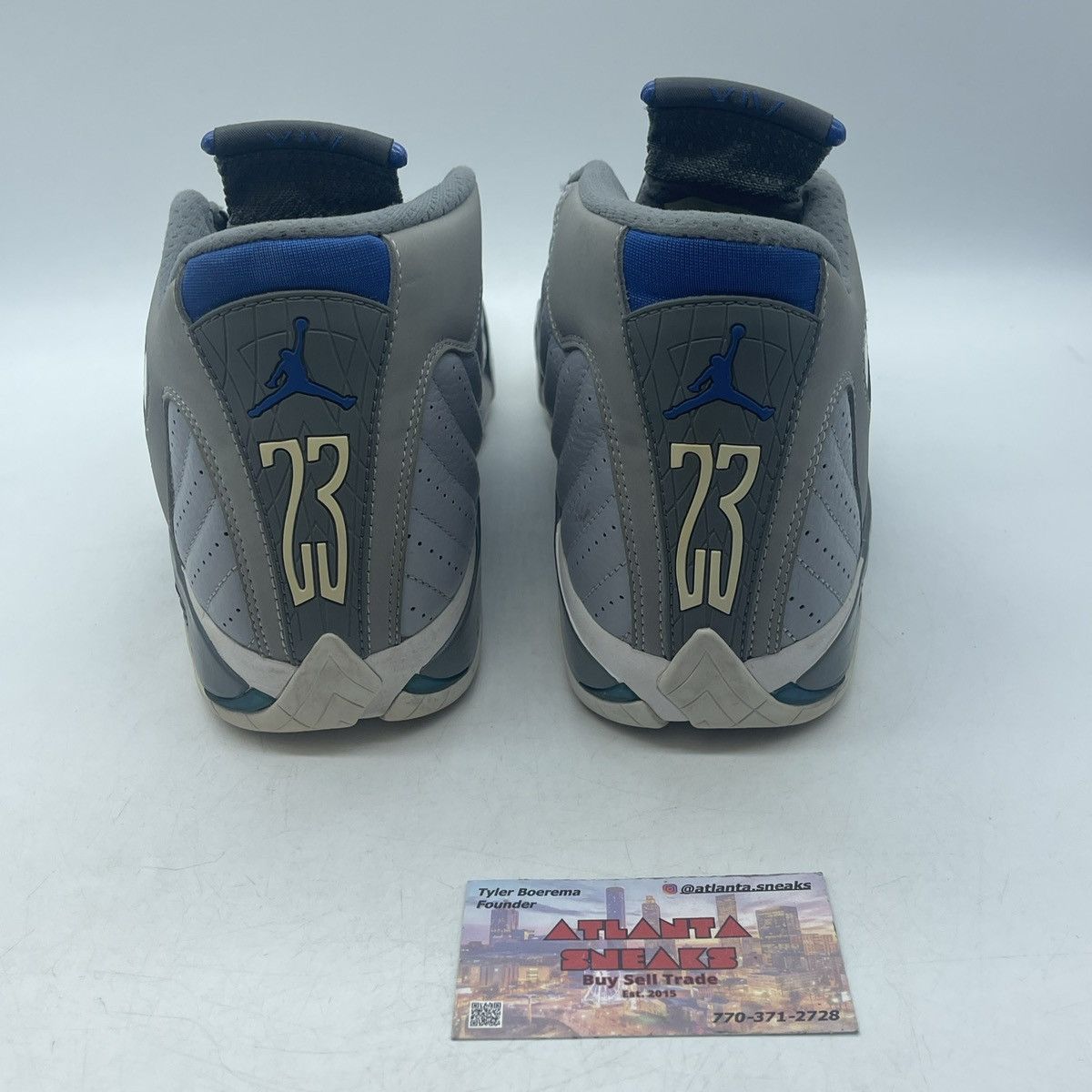 Jordan Brand Air Jordan 14 wolf grey Size US 10.5 / EU 43-44 - 3 Thumbnail