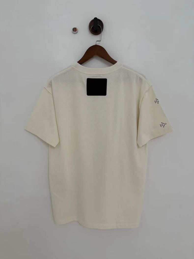 Louis Vuitton Louis Vuitton White 2054 aircraft full logo short sleeve Size US S / EU 44-46 / 1 - 2 Thumbnail