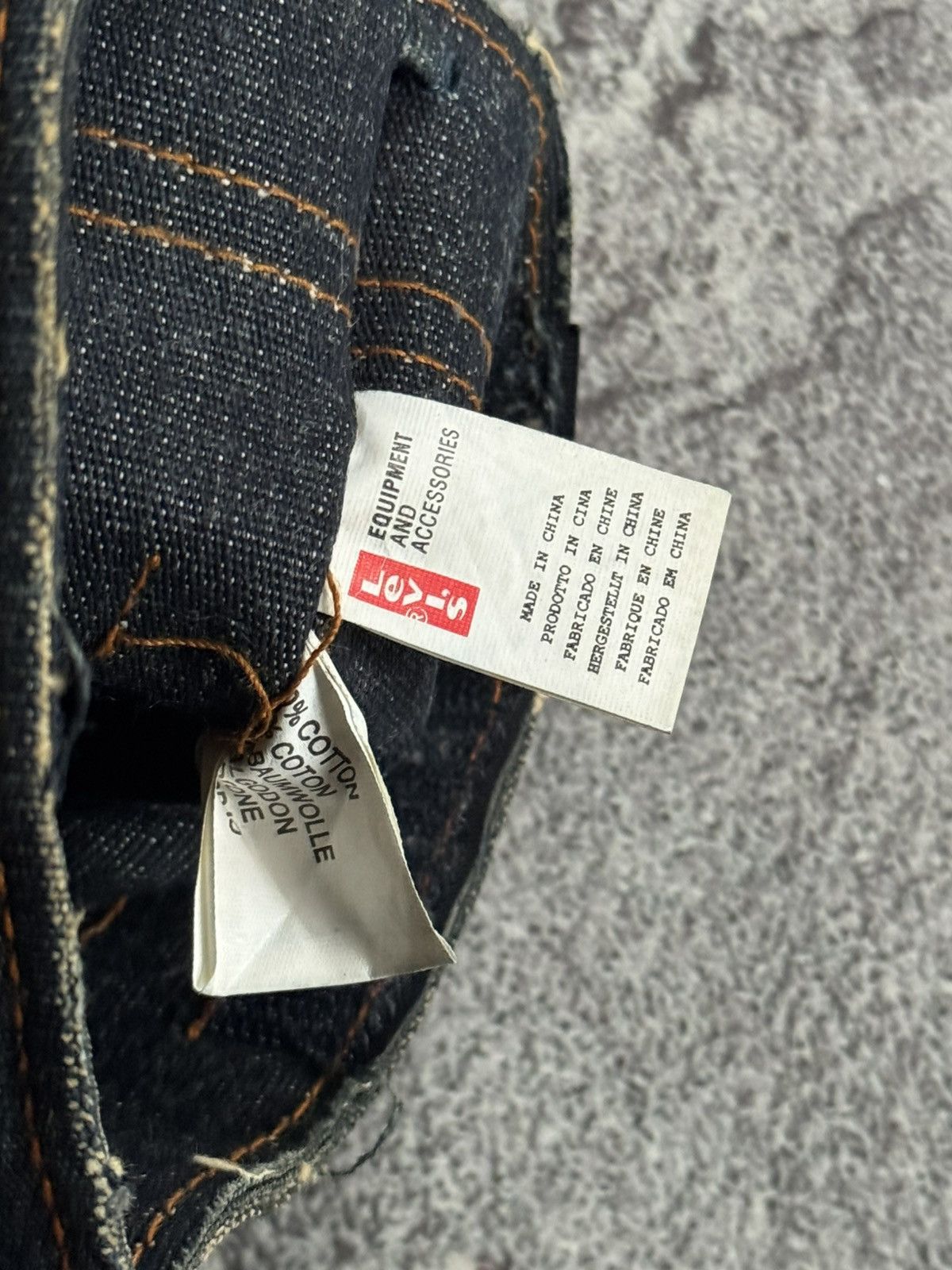 Levi's Levi’s retro 90s vintage denim belt bag shoulder mini shoper Size ONE SIZE - 7 Thumbnail