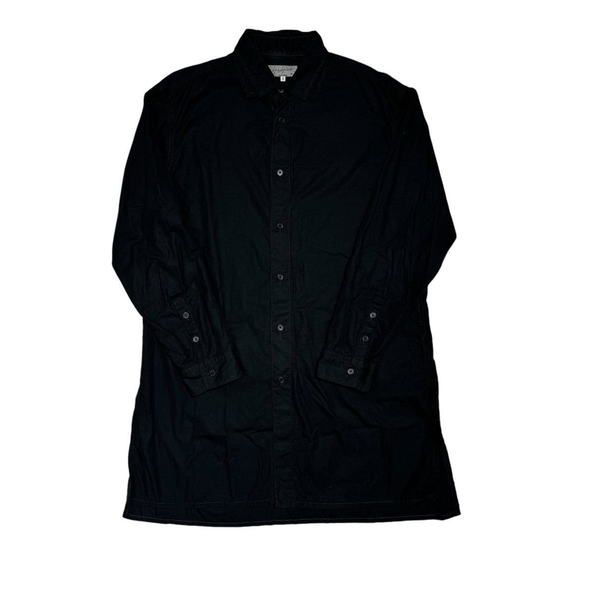 Yohji Yamamoto yohji yamamoto collar long sleeve long shirt HV-B51-016 Size US L / EU 52-54 / 3 - 1 Thumbnail