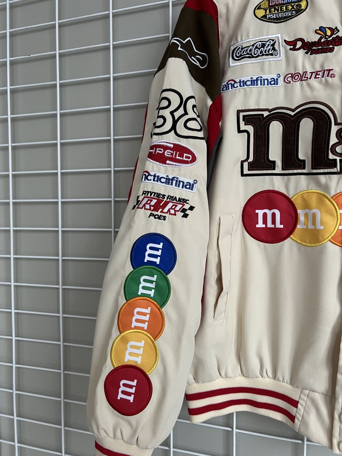Other M&M Nascar Racing Jacket Mens Size M Varsity Snap Bomber Size US M / EU 48-50 / 2 - 10 Thumbnail
