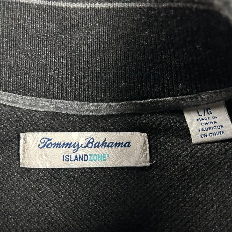 Tommy Bahama Tommy Bahama 1/4 Zip Pullover Mens Large Sweater Island Zone Size US L / EU 52-54 / 3 - 3 Thumbnail