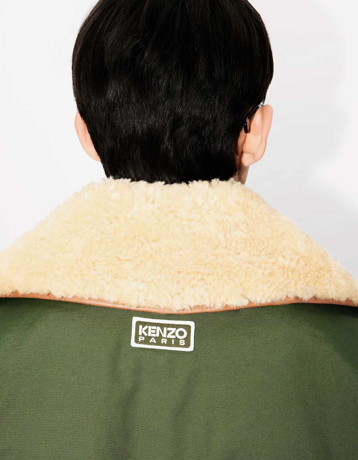 Kenzo Kenzo Green Army Flight Jacket Size US L / EU 52-54 / 3 - 8 Thumbnail