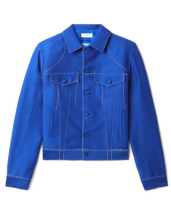 Off-White o1y0225 Jacket in Blue Size US M / EU 48-50 / 2 - 1 Thumbnail