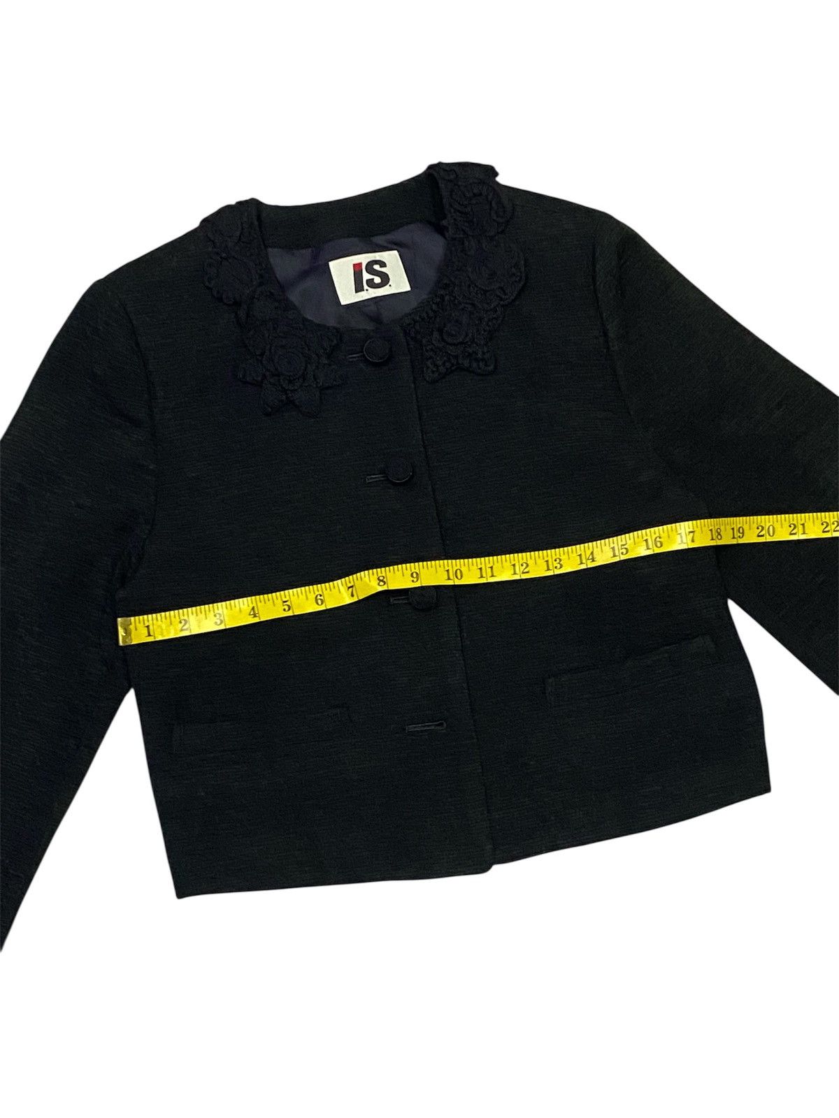 Issey Miyake Vintage Issey Miyake Petite Floral Knit Jacket Size M / US 6-8 / IT 42-44 - 13 Thumbnail