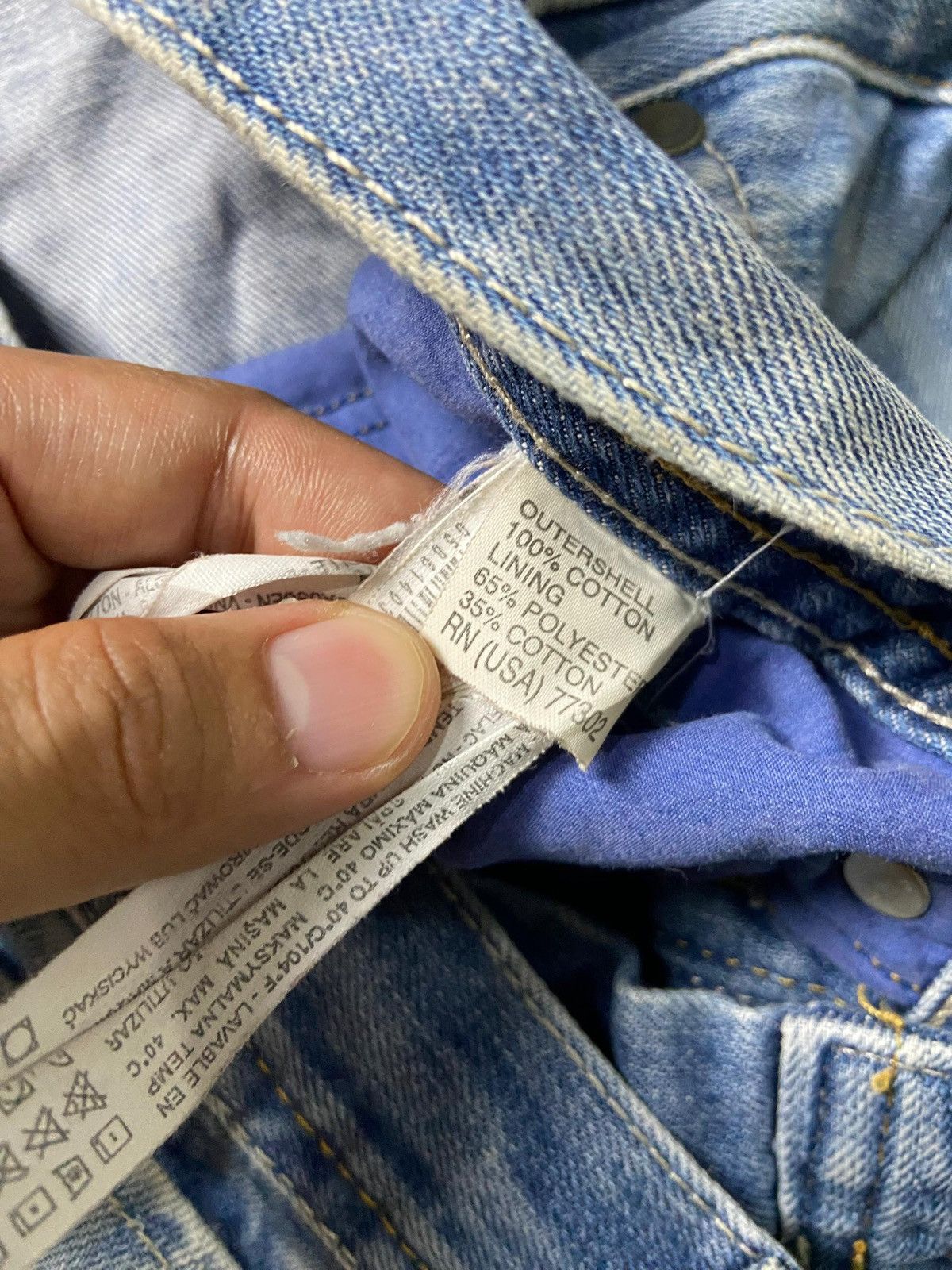 Designer × Vintage × Zara ZARA JEANS 1975 Distressed Ripped Denim (131) Size US 32 / EU 48 - 5 Thumbnail