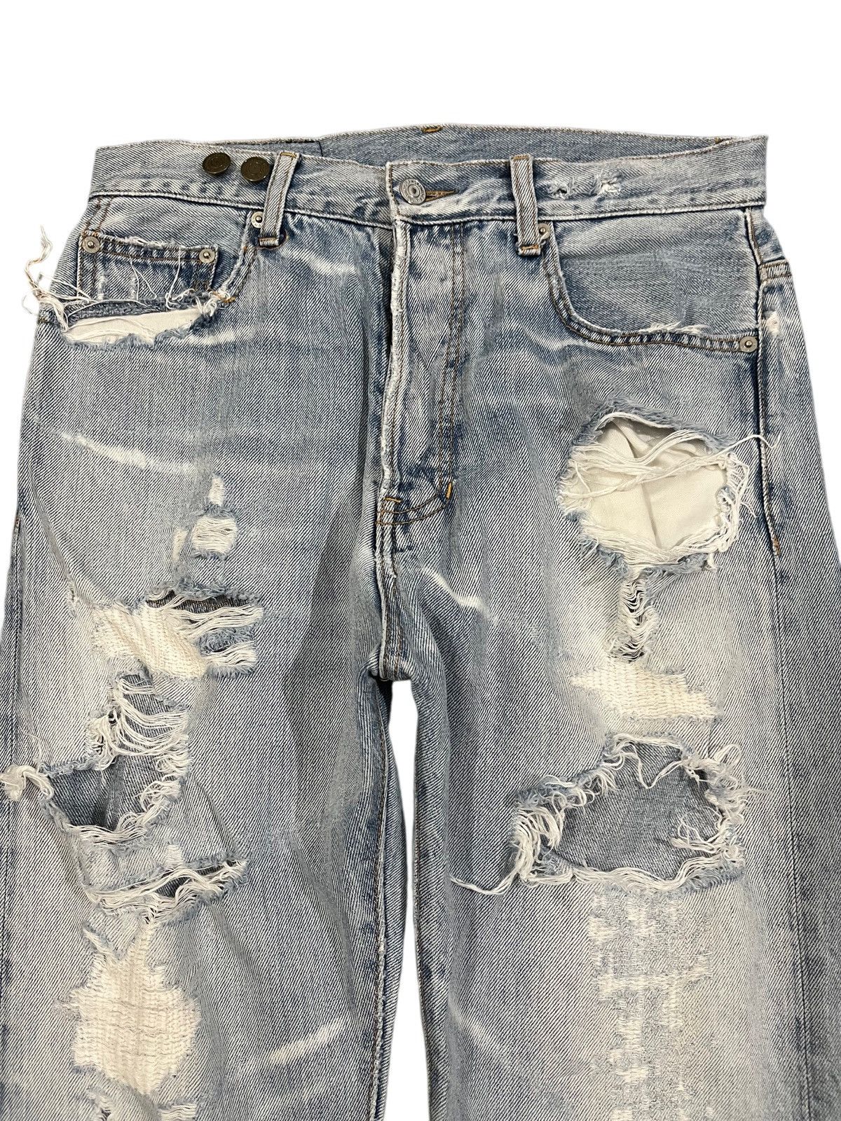Japanese Brand Vintage RNA.Inc Button Fly Distressed Denim Size US 31 - 2 Thumbnail