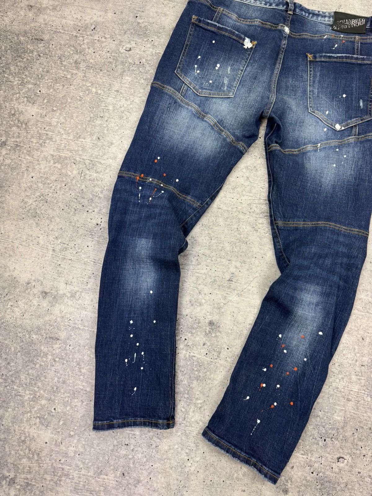 Dsquared2 Dsquared2 Dsquared Painted Patchwork Italian Jeans Trousers Size US 36 / EU 52 - 21 Thumbnail