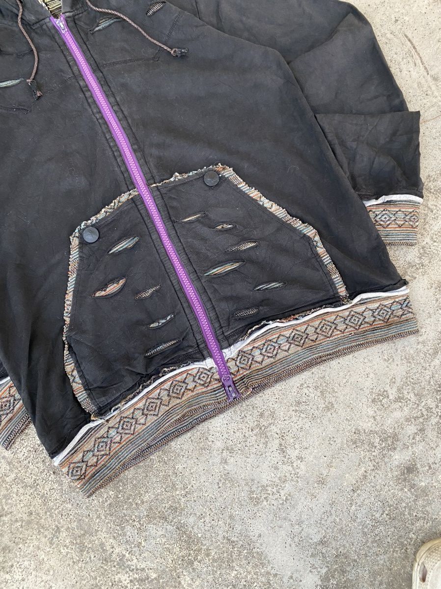 14th Addiction × If Six Was Nine × KMRii Japanese Overr Crazy Distressed Grunge Punk Trashed Hoodie Size US M / EU 48-50 / 2 - 3 Thumbnail