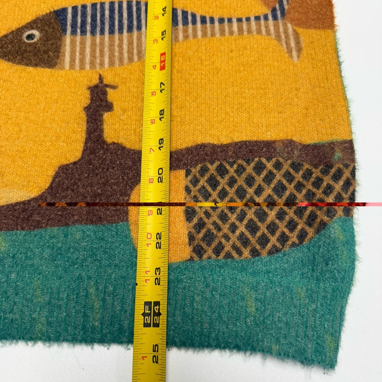 Vintage YESNO Womens Oversized Soft Cozy Graphic Pullover Wool Cotto Size S / US 4 / IT 40 - 6 Thumbnail