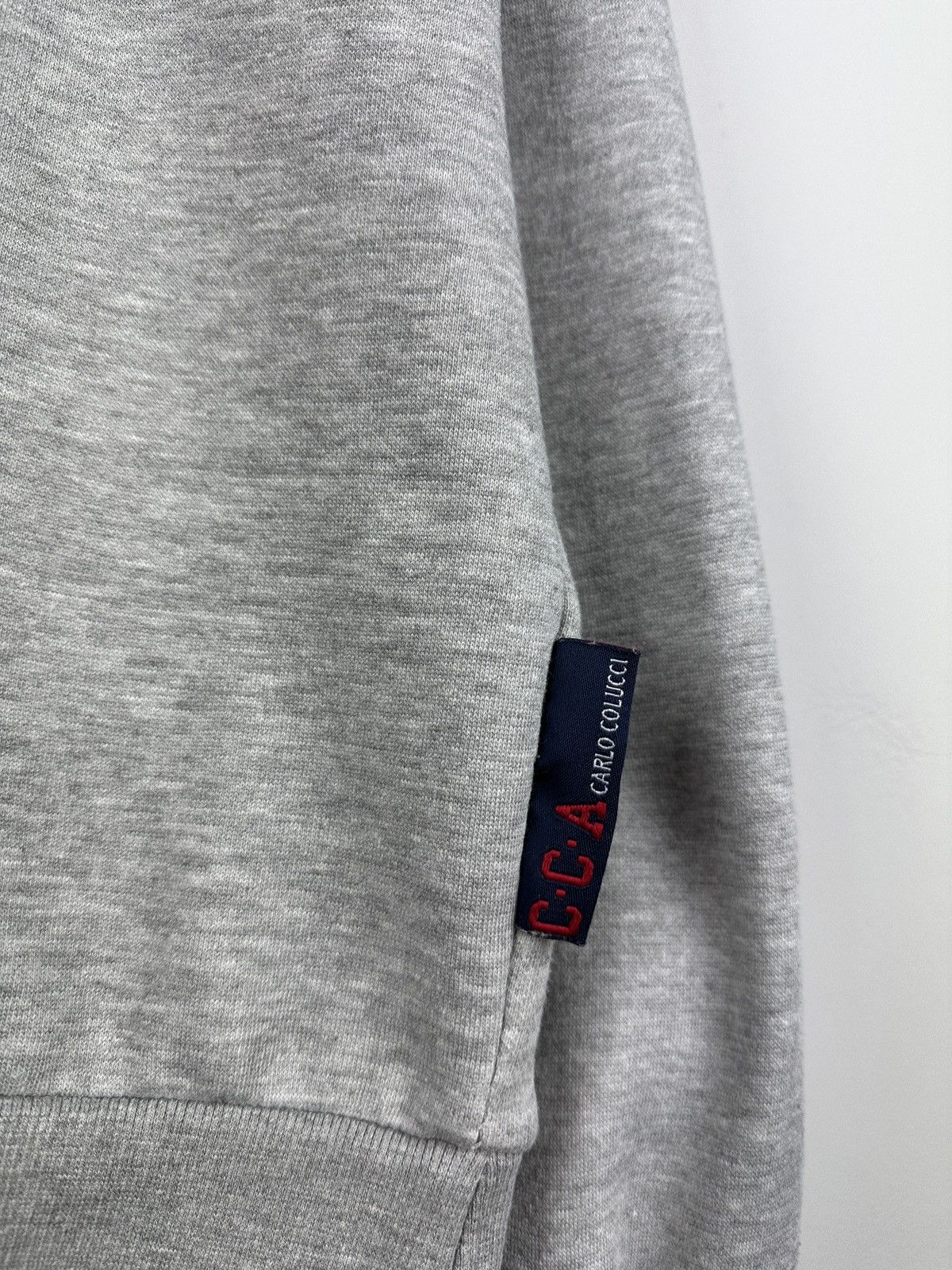 Carlo Colucci × Vintage Carlo Colucci Athletico Big Logo Grey Sweatshirt Size US M / EU 48-50 / 2 - 5 Thumbnail