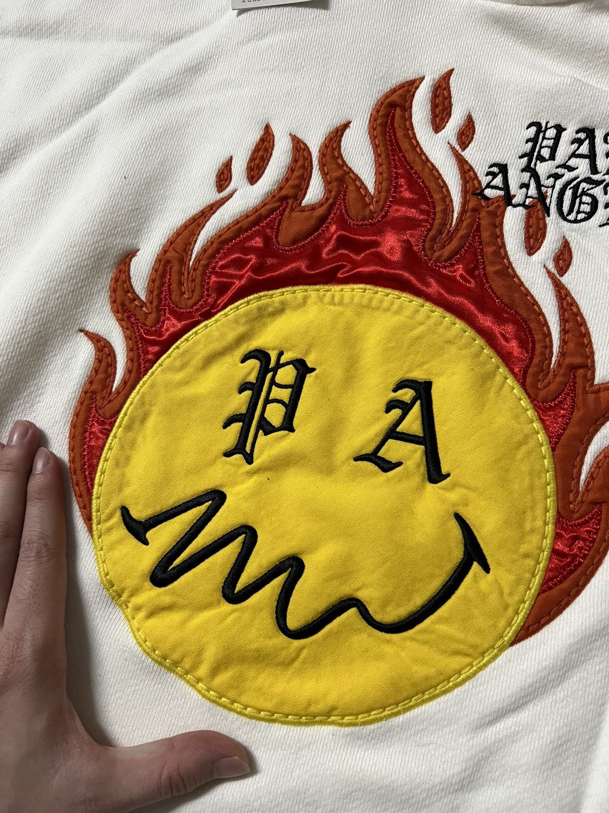 Palm Angels 「retail💲935」Brand new palm angels x smiley burning hoodie Size US XL / EU 56 / 4 - 3 Thumbnail