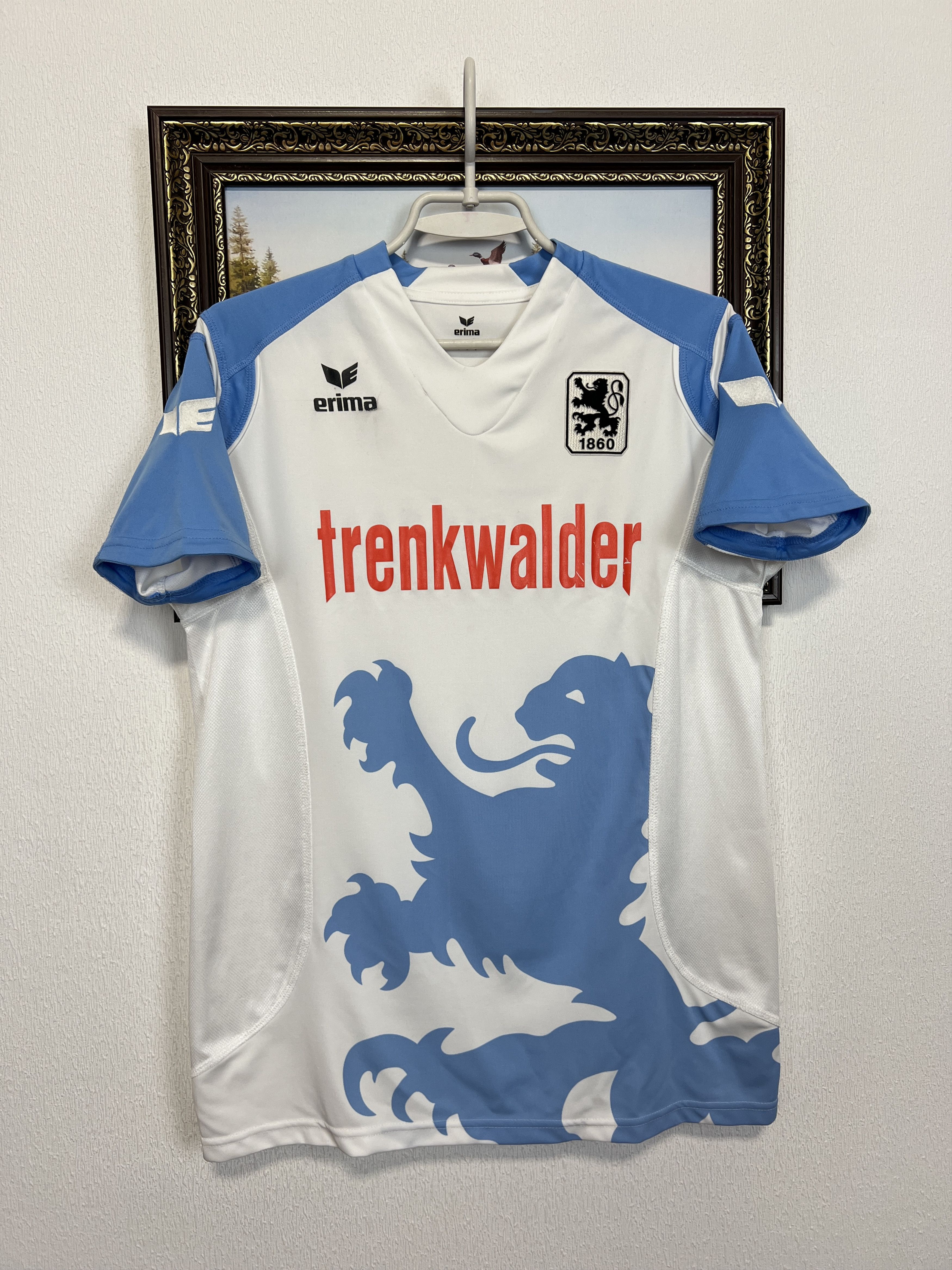 Erima 1860 Munich Home football shirt 2008 Soccer Jersey Trikot Size US S / EU 44-46 / 1 - 1 Thumbnail