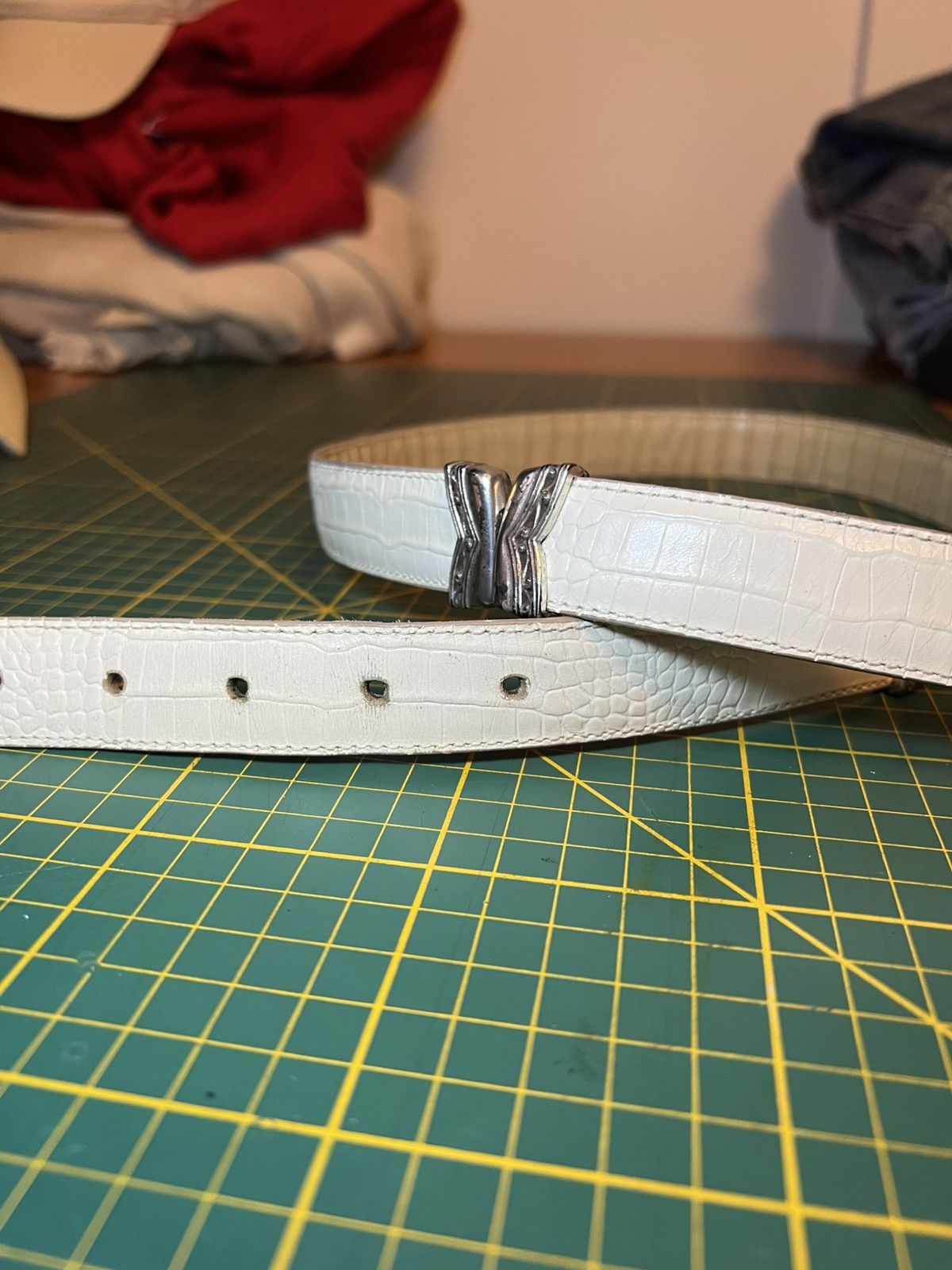 Brighton Vintage Brighton two tone interchangeable croc leather belt Size ONE SIZE - 5 Thumbnail