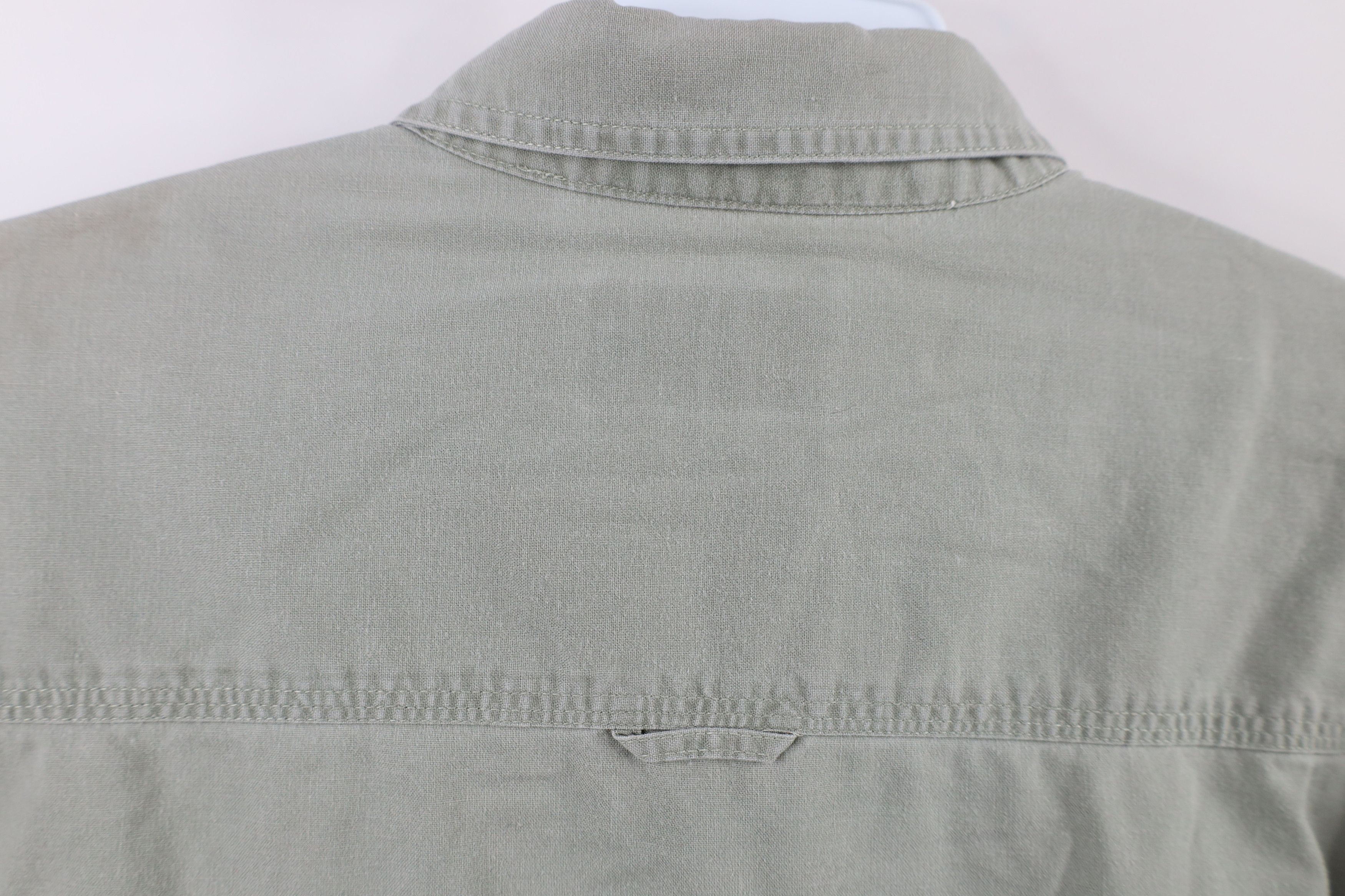 Vintage Vintage 90s Streetwear Stonewash Flyfishing Button Shirt Size US L / EU 52-54 / 3 - 12 Thumbnail