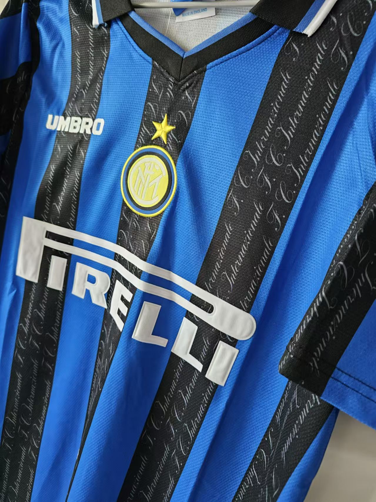 Other 1997 98 Inter Milan 10 Ronaldo Jersey Home Size US XL / EU 56 / 4 - 3 Thumbnail