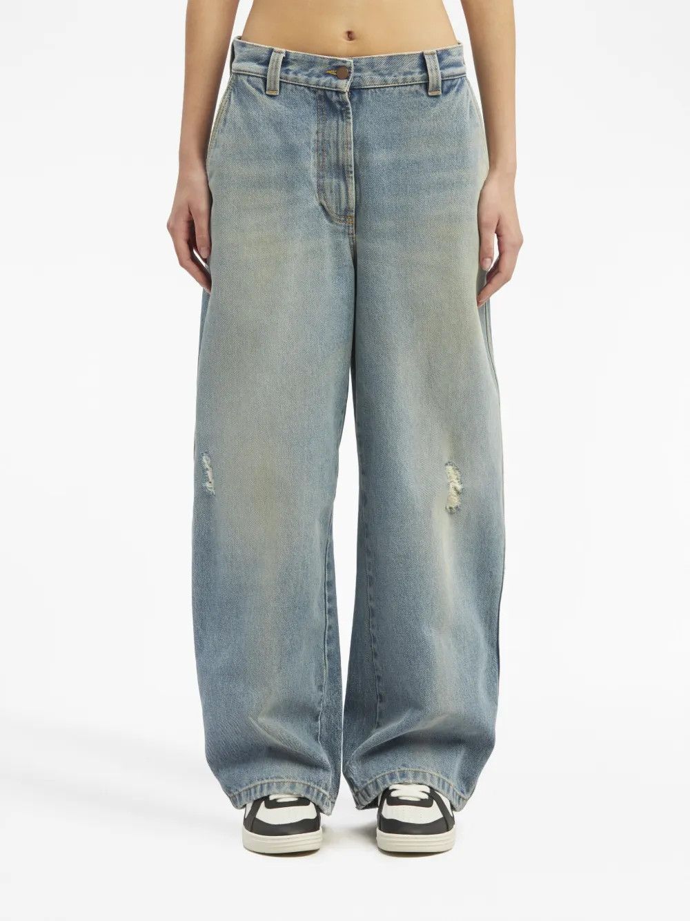 Palm Angels o1y1125 Denim Pant in Blue Size 27" / US 4 / IT 40 - 2 Thumbnail