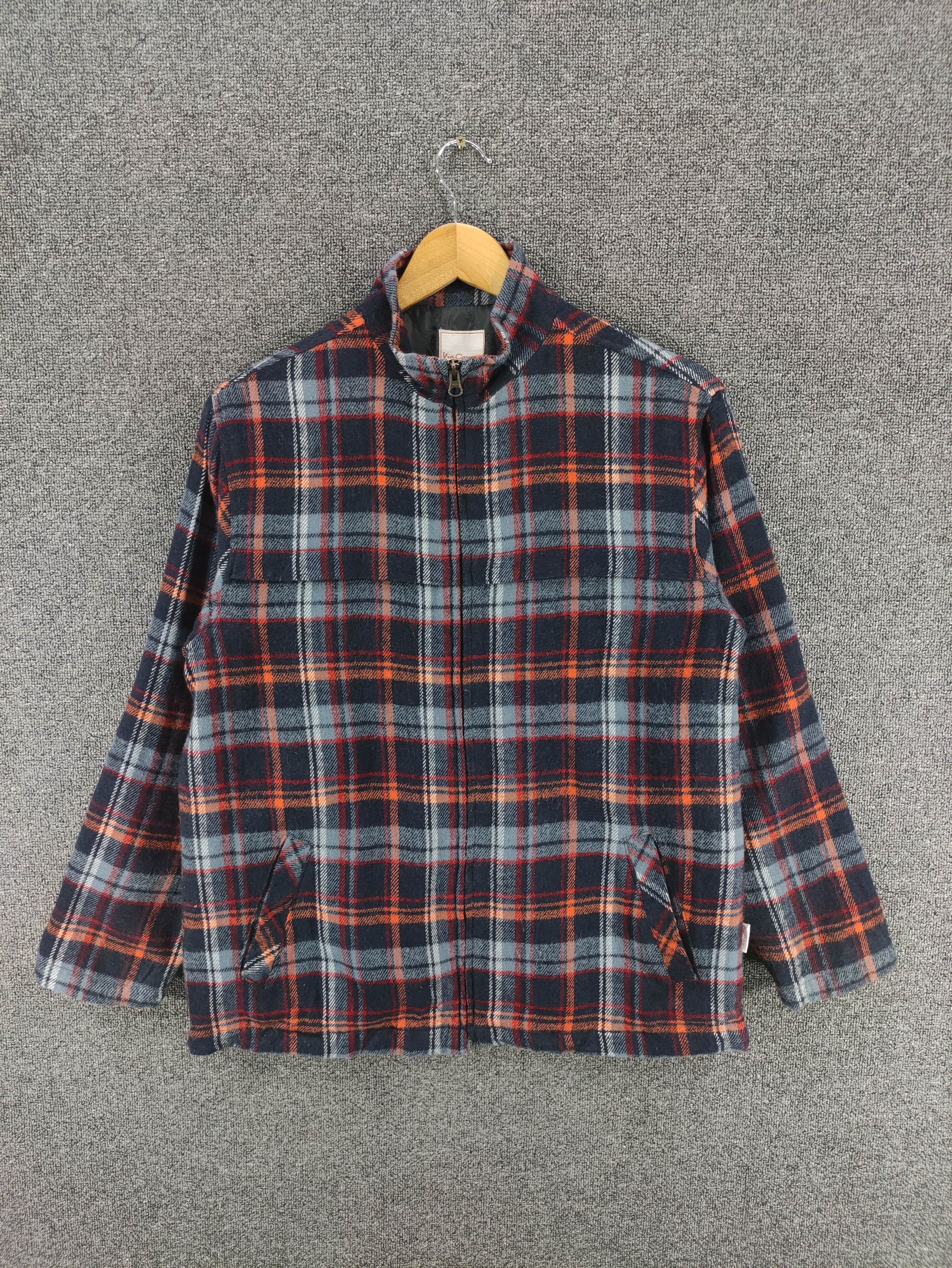 Japanese Brand Vintage Japanese Brand Via Cosmo Flannel Jacket Zipper Size M / US 6-8 / IT 42-44 - 1 Thumbnail