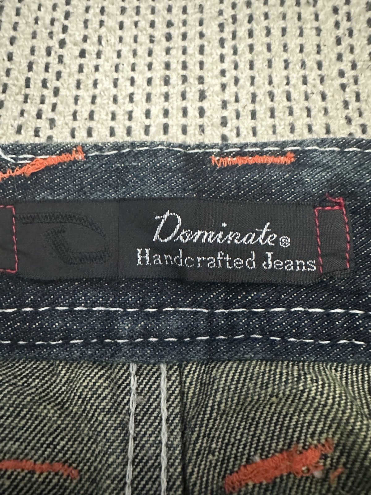 If Six Was Nine 🔥🔥🔥Dominate Handcrated Jeans Double Waist Pants Size US 32 / EU 48 - 9 Thumbnail