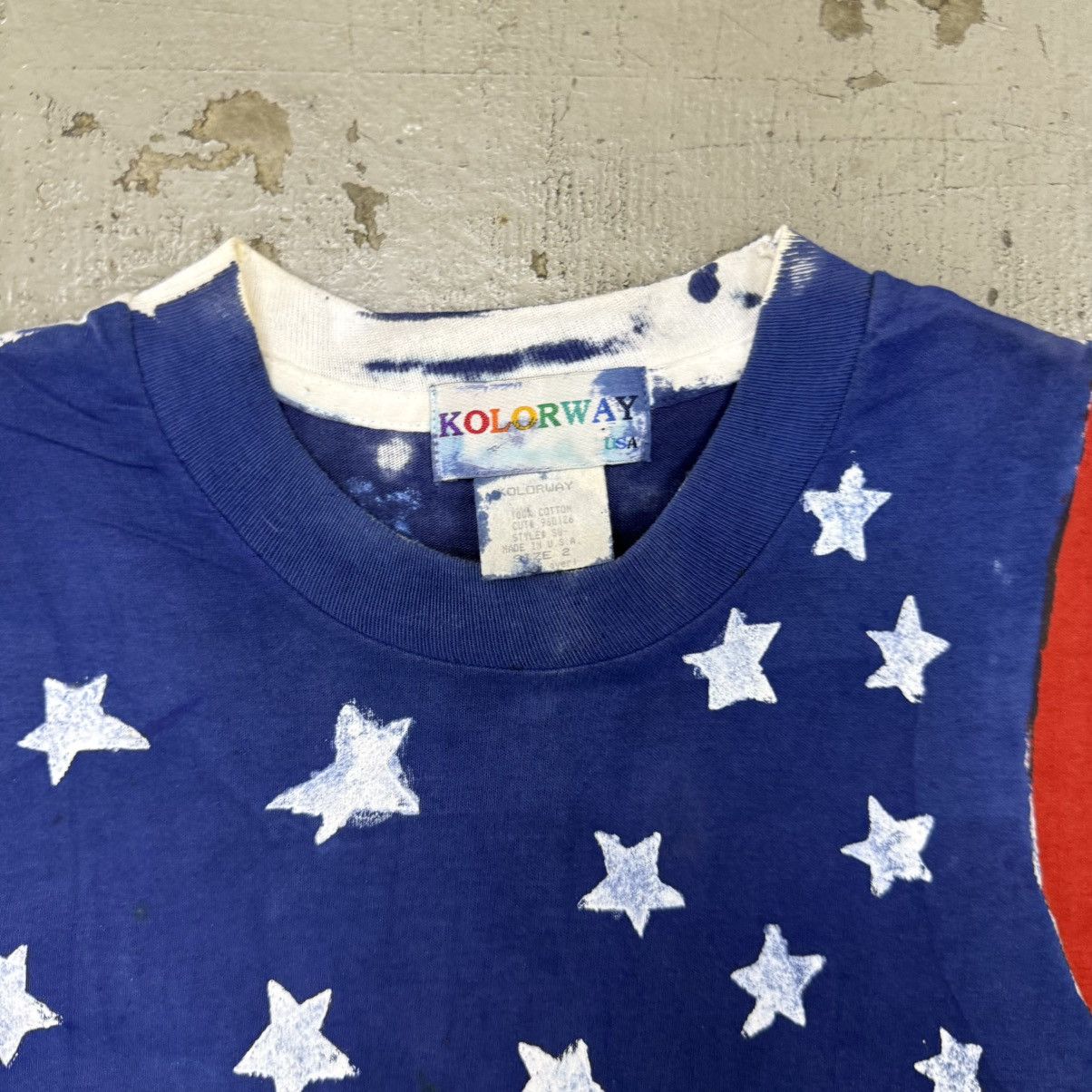 Arts & Science Vintage All Over Print Country Flag Tee Size US L / EU 52-54 / 3 - 5 Thumbnail