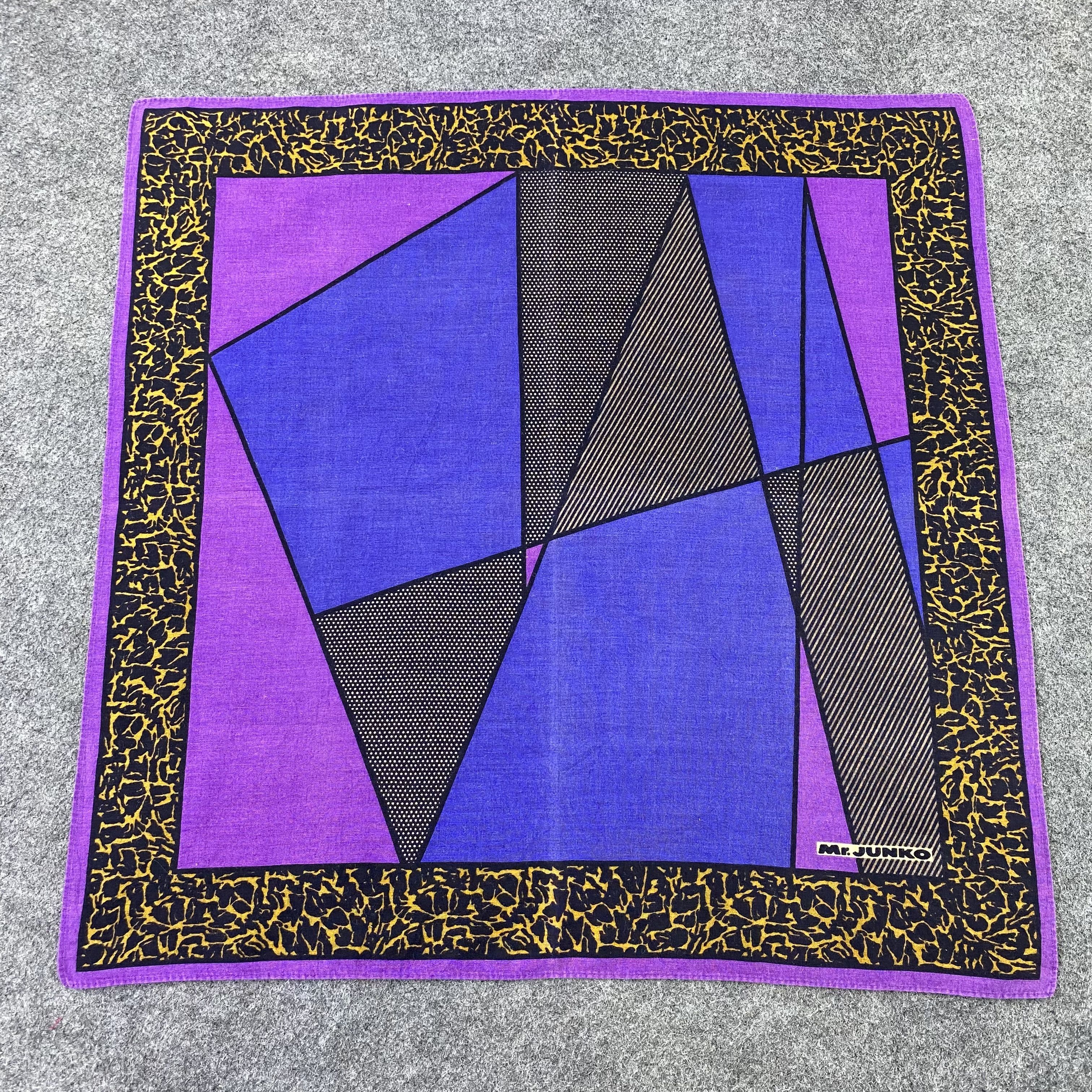 Japanese Brand Mr. Junko Handkerchief / Bandana / Neckerchief -B1016 Size ONE SIZE - 3 Thumbnail