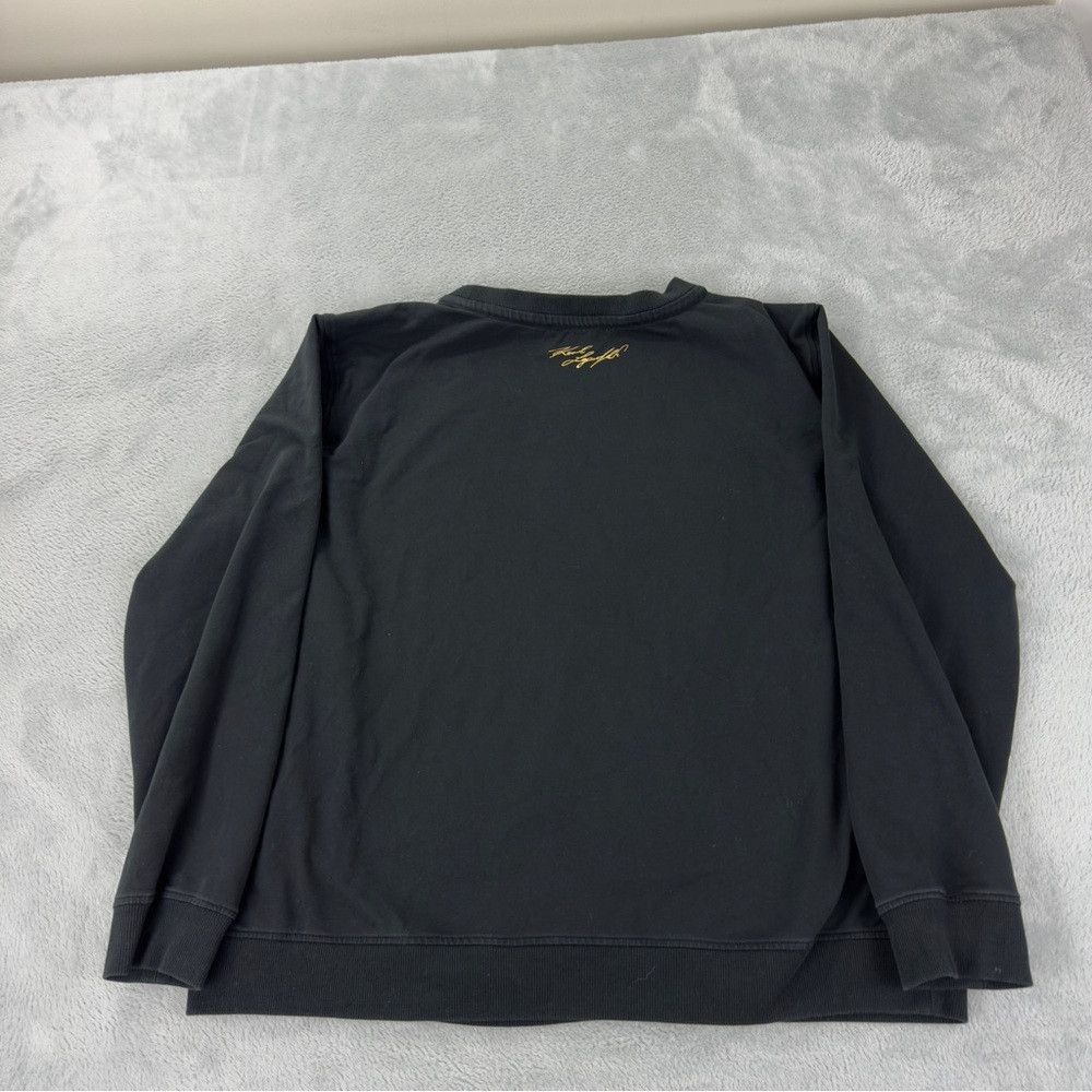 Karl Lagerfeld Karl Lagerfeld Paris Long Sleeve Black Shirt Women's Size X Size XL / US 12-14 / IT 48-50 - 3 Thumbnail