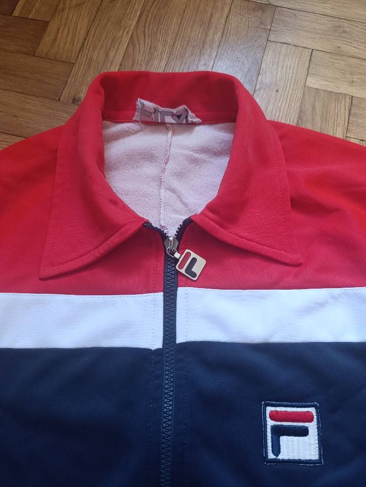 Fila Fila Guillermo Vilas Vintage Tracktop 80s Rare Made in Italy Size US M / EU 48-50 / 2 - 5 Thumbnail