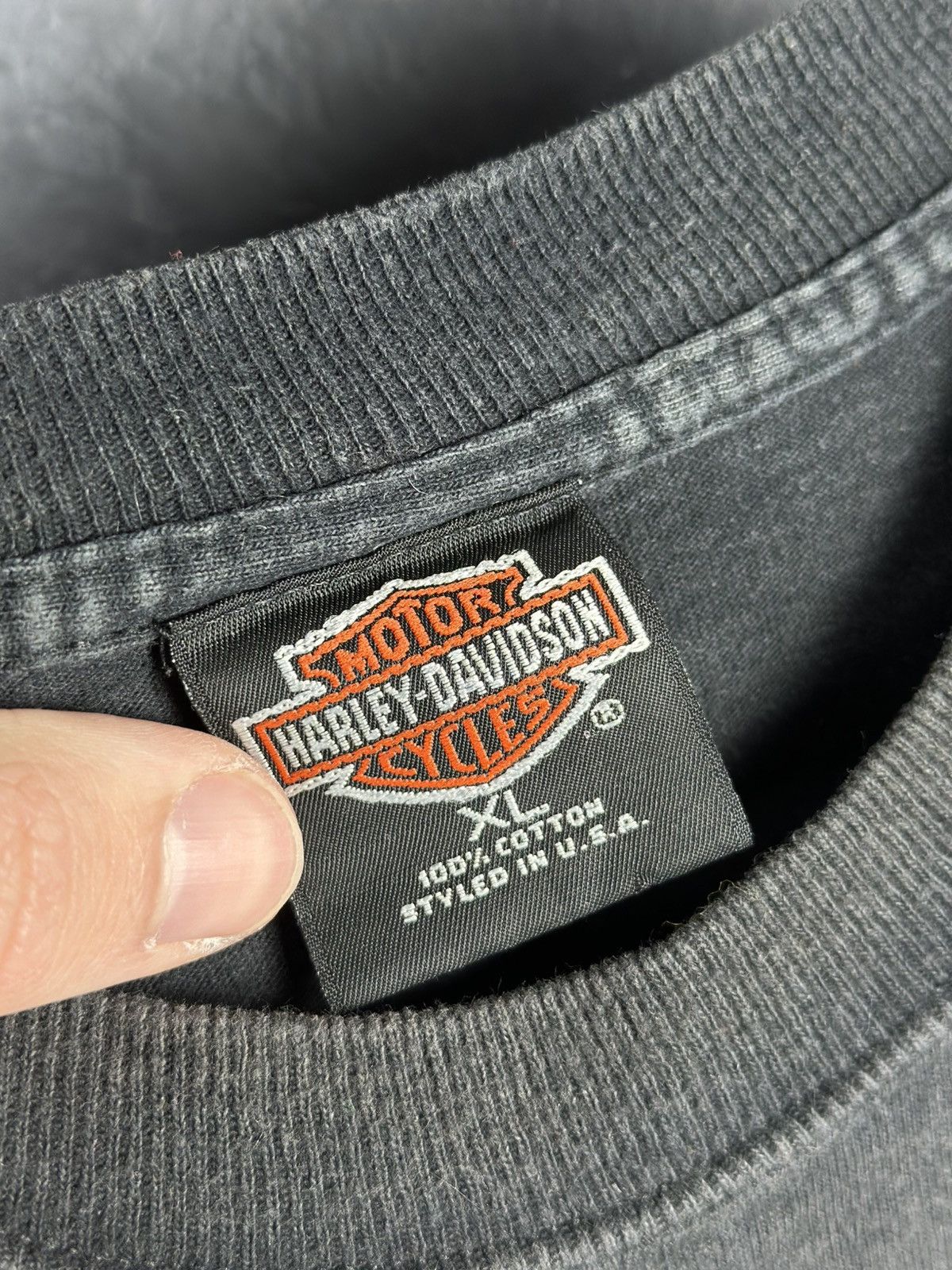 Harley Davidson × Vintage Harley Davidson Motorcycle - 1997 T-shirt Made in USA Size US XL / EU 56 / 4 - 8 Thumbnail