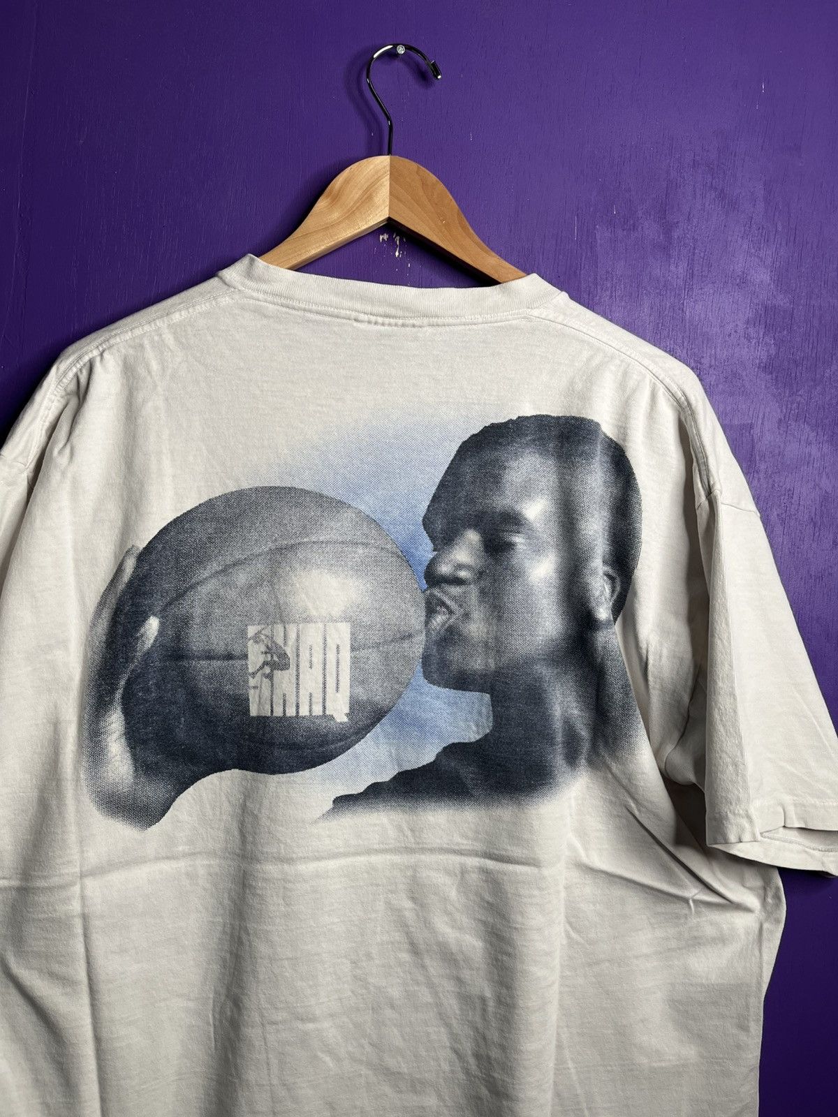 NBA × Reebok × Vintage Vintage 90s Reebok SHAQ take care of your baby t-shirt Size US XL / EU 56 / 4 - 3 Thumbnail