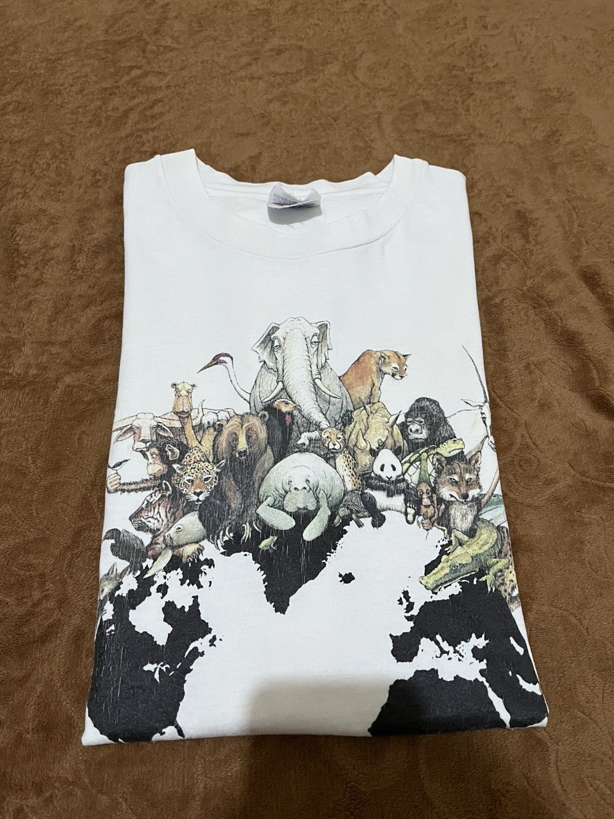 Hanes Human i tees 1992 by Hanes vintage Size US M / EU 48-50 / 2 - 14 Thumbnail