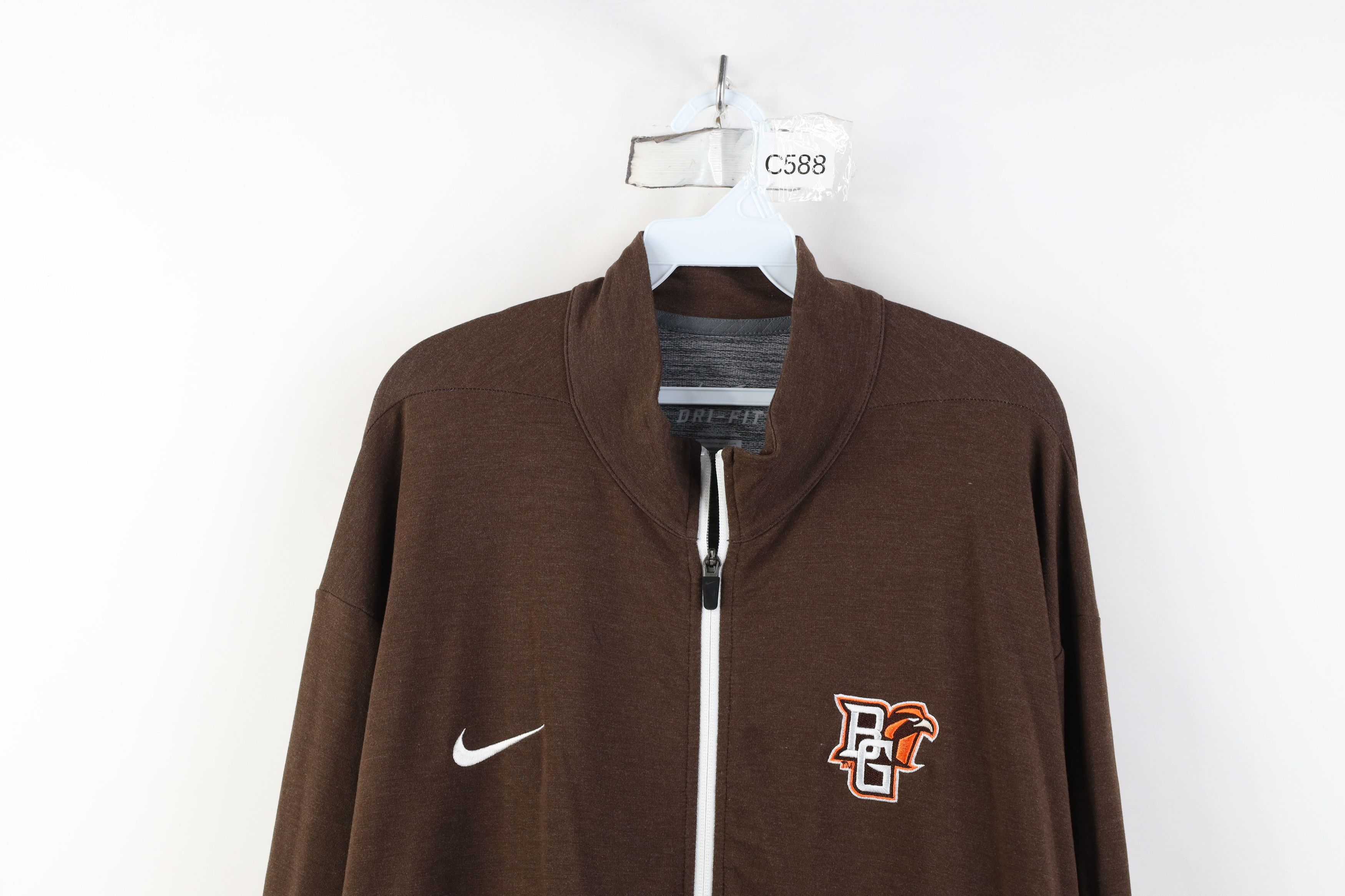 Nike Nike Bowling Green State University Football Jacket Brown Size US XXL / EU 58 / 5 - 2 Thumbnail
