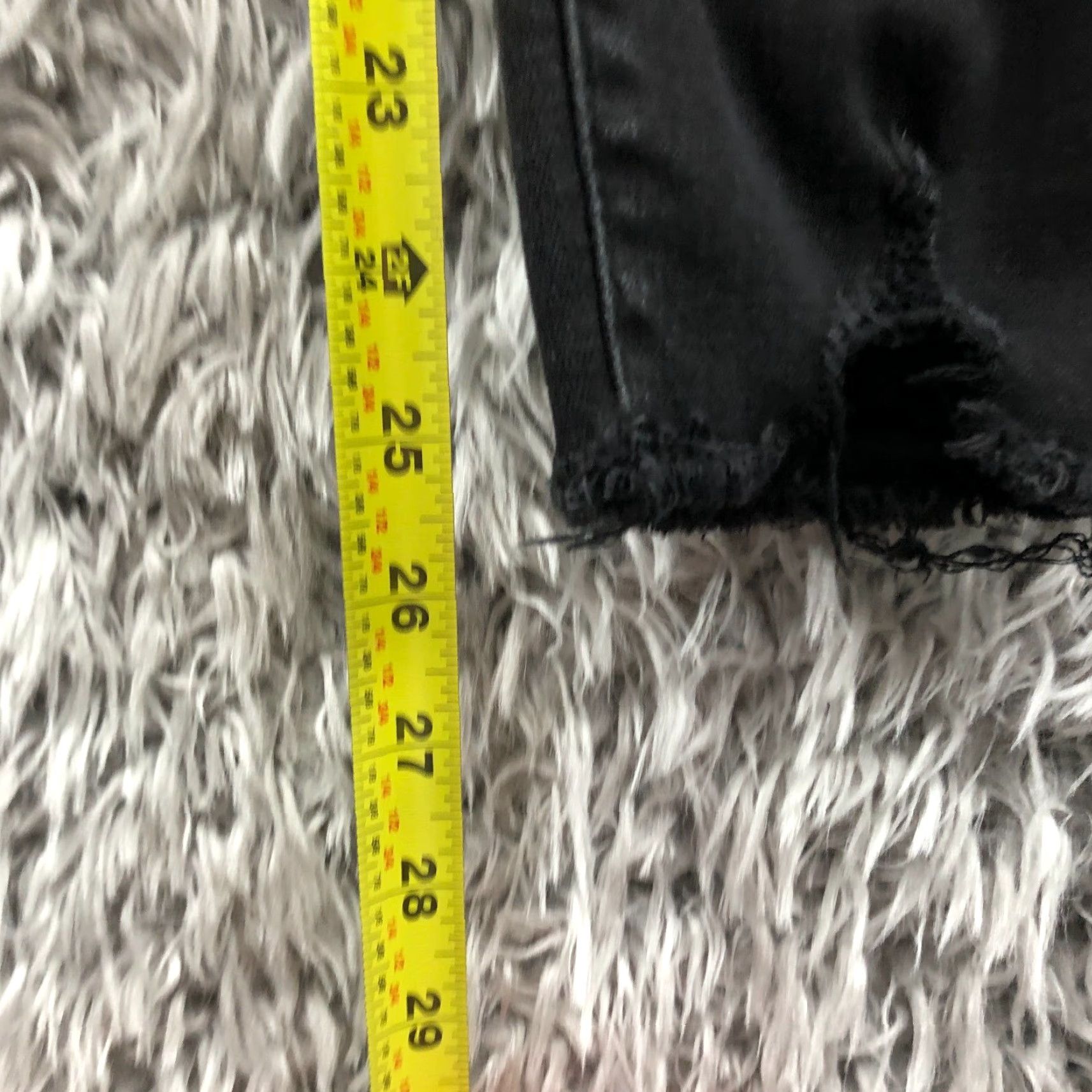 Vintage Universal Thread Jeans Womens Size 6 Mid Rise Skinny 5-Pocket Dark Wash Black Denim Size 28" / US 6 / IT 42 - 3 Thumbnail