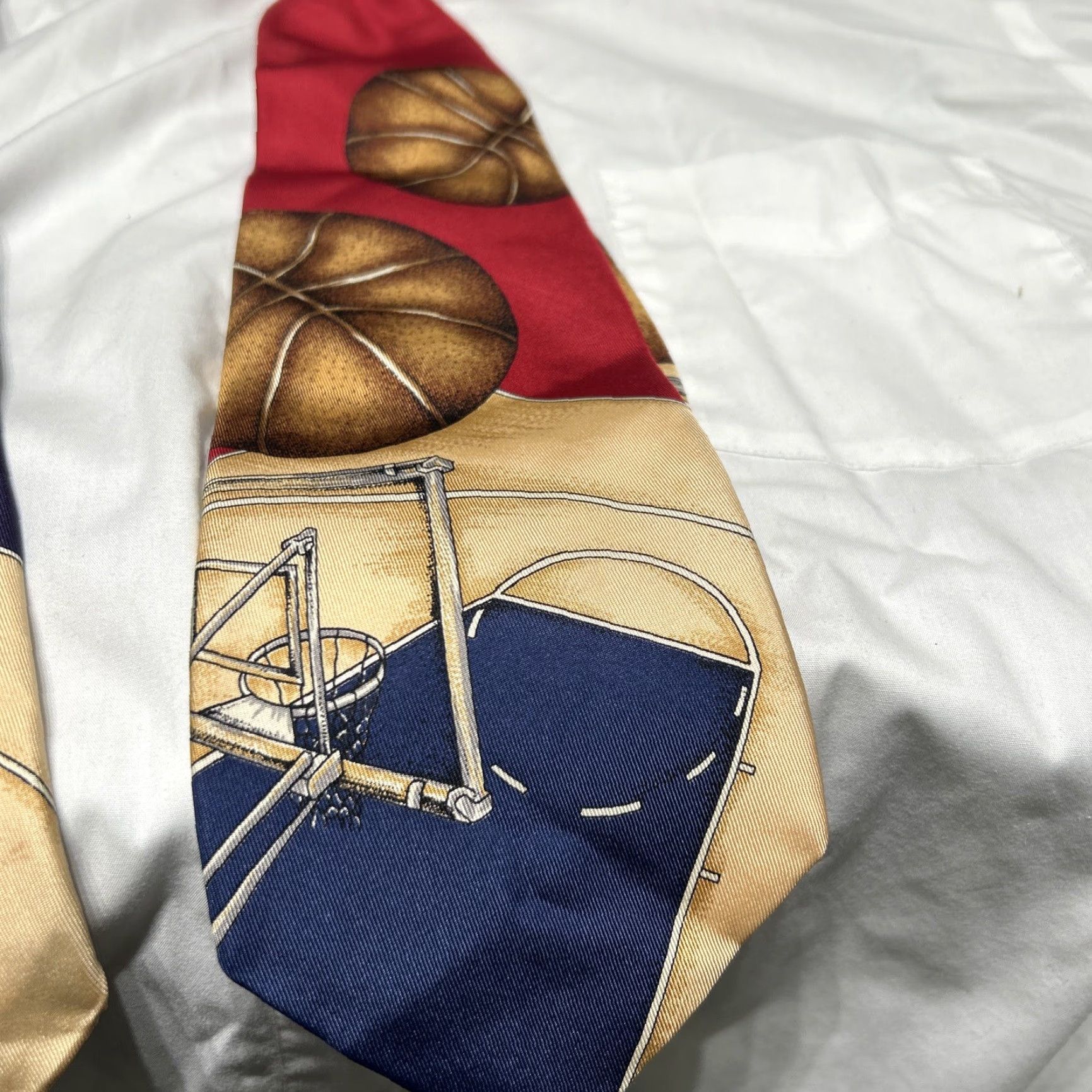 Robert Talbott robert Talbott Men's silk basketball tie the Hound Size ONE SIZE - 2 Thumbnail