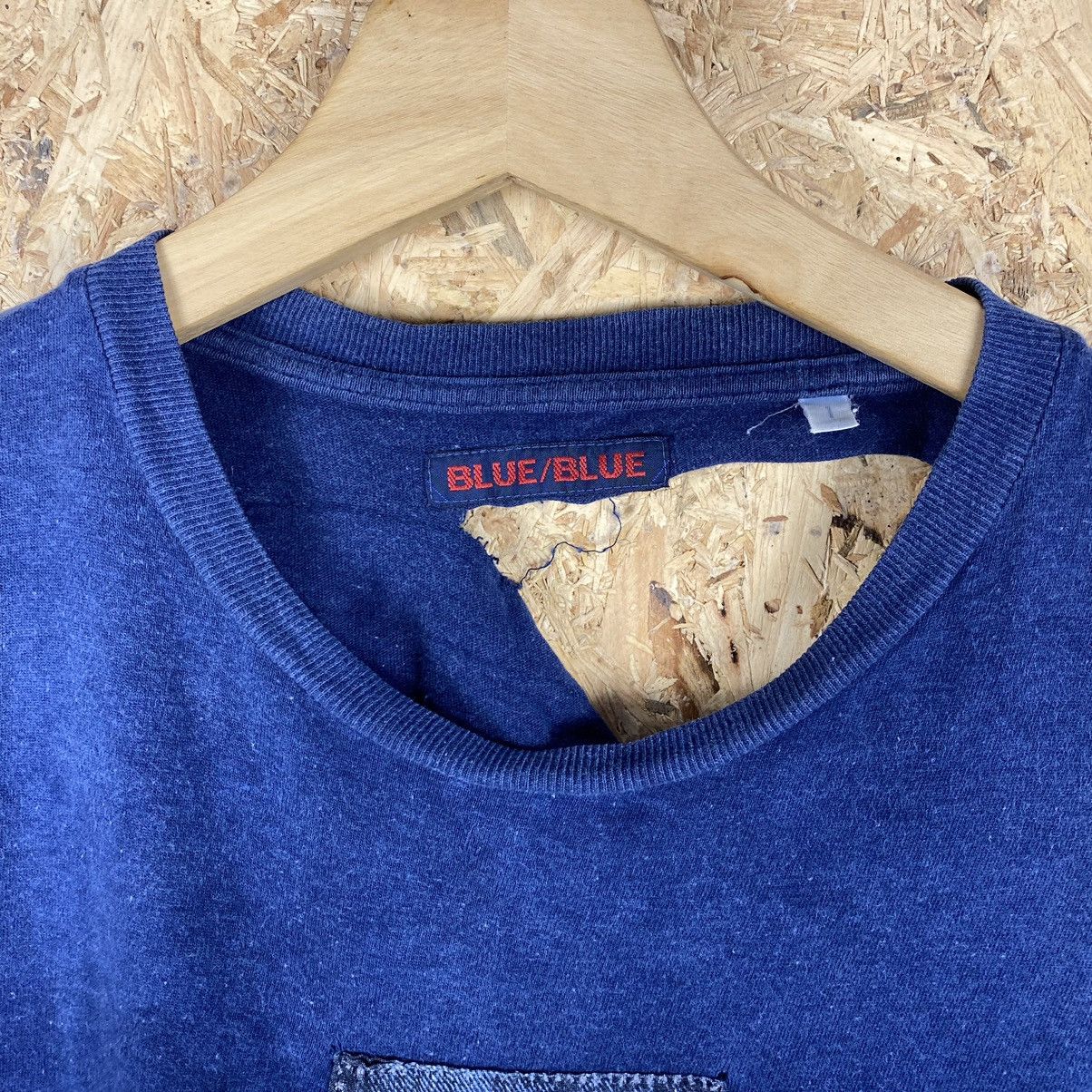 Blue Blue Japan × Japanese Brand VINTAGE BLUE BLUE JAPAN RIPPED POOR CONDITION TEE Size US XS / EU 42 / 0 - 8 Thumbnail