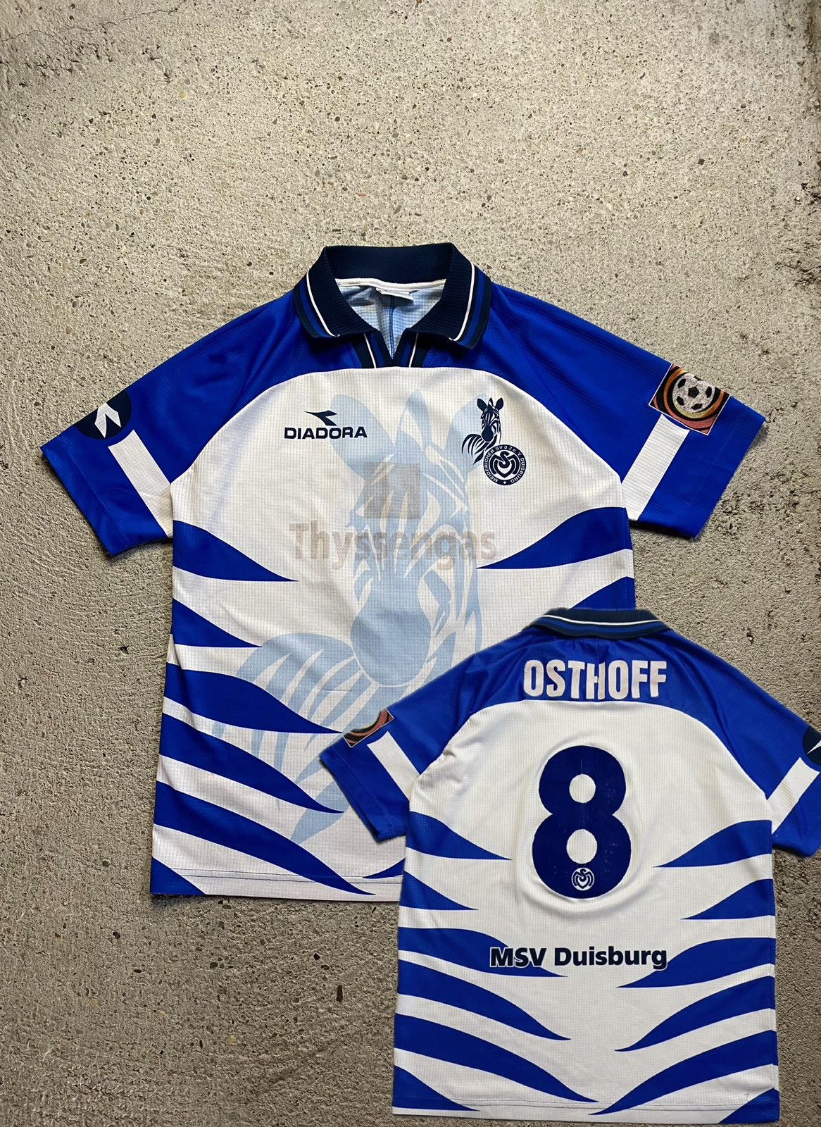 Diadora × Vintage 1994 1996 MSV Duisburg Diadora Vintage Soccer