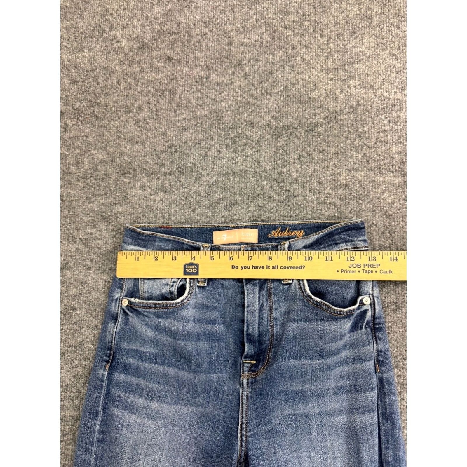 7 For All Mankind 7 For All Mankind Aubrey Jeans Women's 26 Light Blue Blair Authentic Tapered Jeans Size 26" / US 2 / IT 38 - 4 Thumbnail