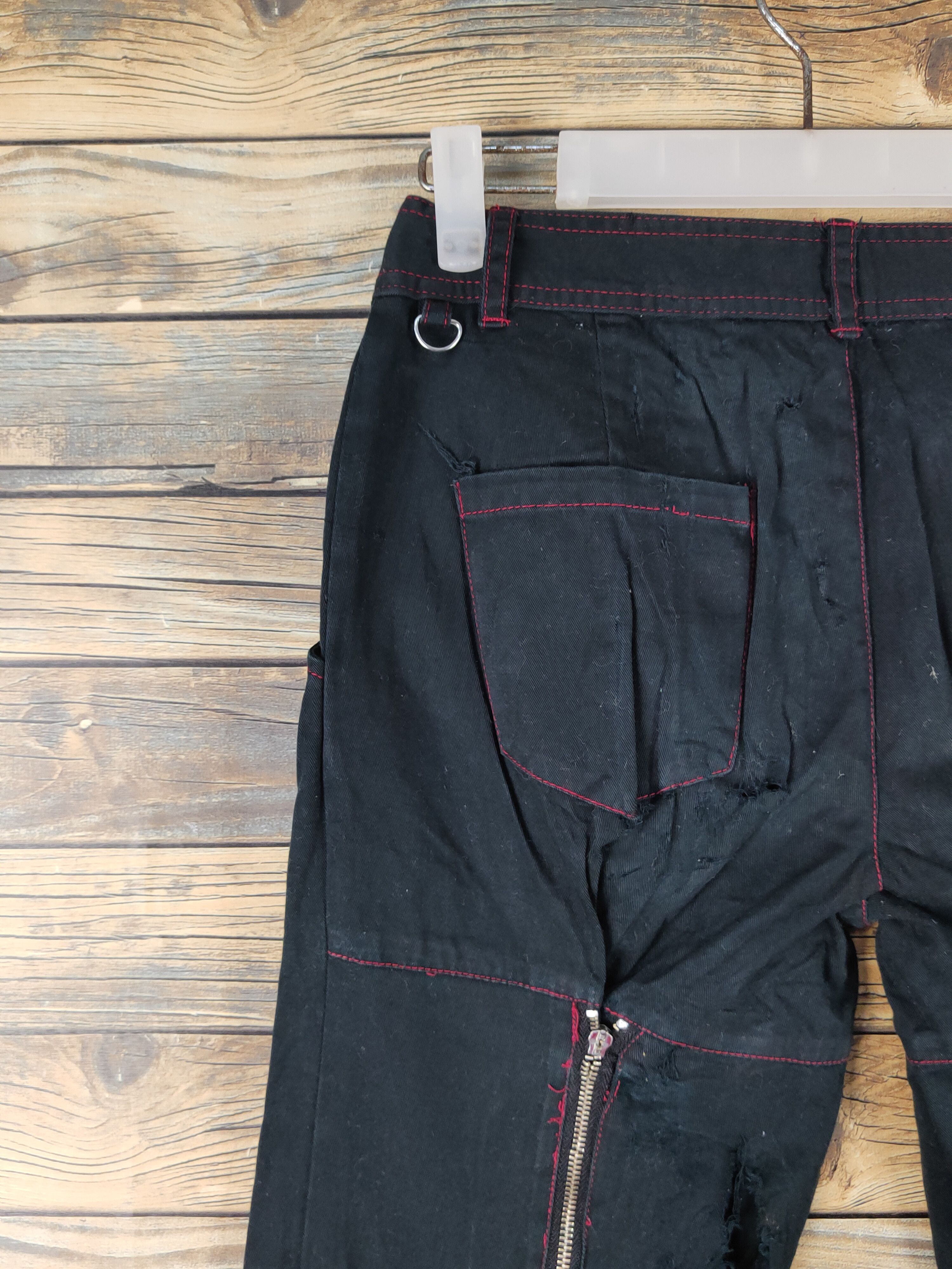 Japanese Brand Deorart punk seditionaries Black Short Pants #W1376 Size US 27 - 10 Thumbnail