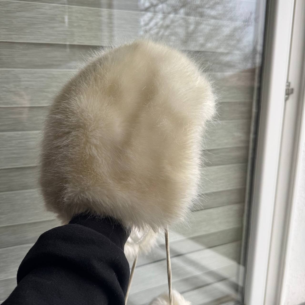Japanese Brand Japanese Fur Ushanka White Y2K Trapper Fuzzy Goth Hat Size ONE SIZE - 2 Thumbnail