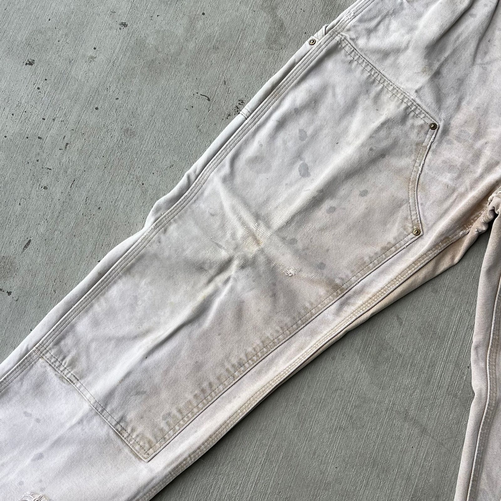 Carhartt × Vintage Carhartt faded brown double knee work wear carpenter pants Size US 34 / EU 50 - 8 Thumbnail