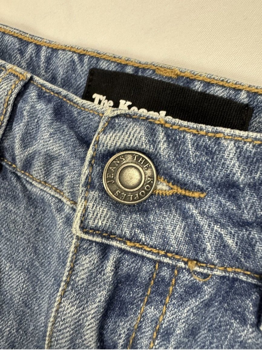 The Kooples Distressed / Ripped Denim Pencil Skirt Size 25" / US 0 / IT 36 - 5 Thumbnail