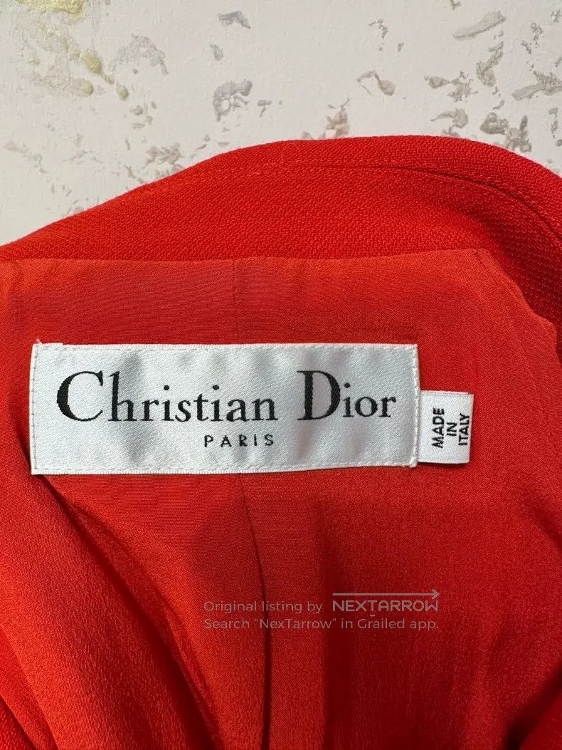 Dior Dior Red coat Size XXS / US 00 / IT 34 - 3 Thumbnail