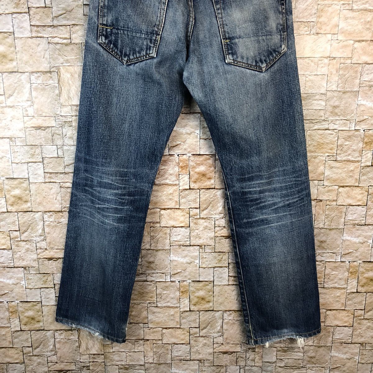 Japanese Brand Back Number Made In Nippon Denim Pants #A1122 Size US 29 - 14 Thumbnail