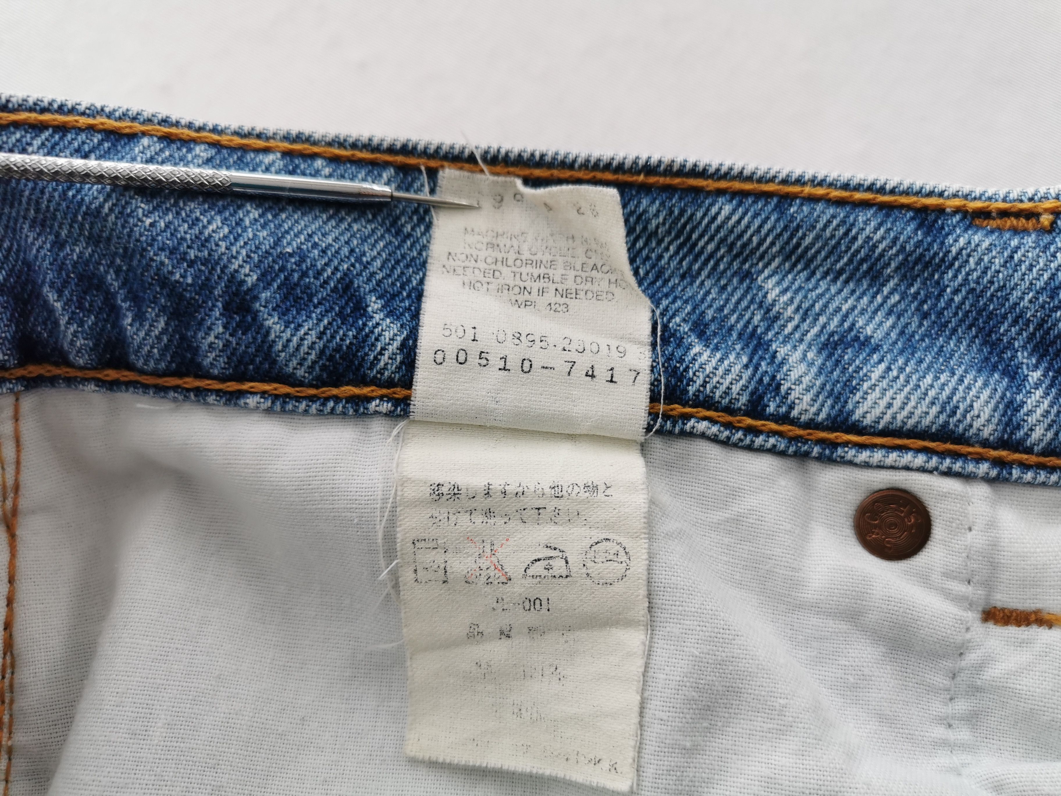 Levi's Vintage 90's Levis Lot 510 Denim Jeans Made In USA Size US 33 - 10 Thumbnail